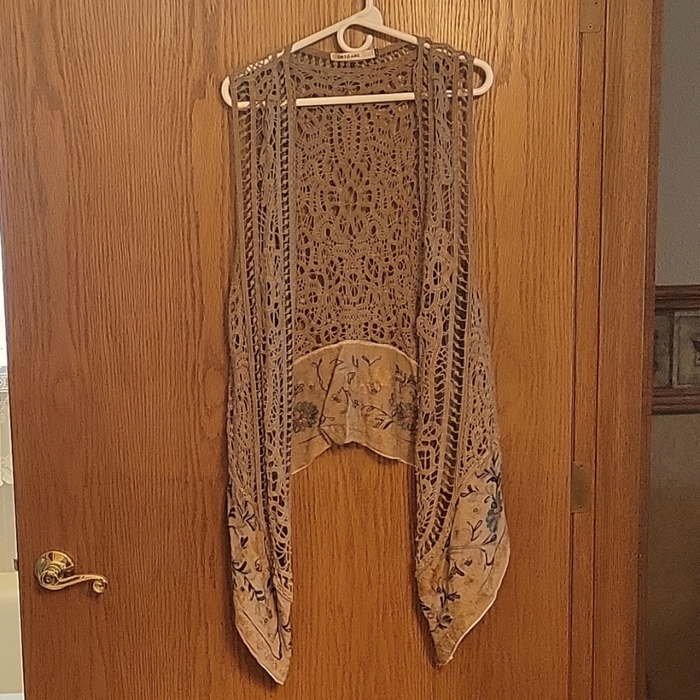 Crochet Shrug Vest.